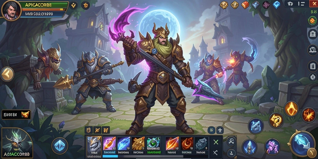 Screenshot gameplay APIGACOR88 menampilkan pertempuran seru dan grafis yang memukau.