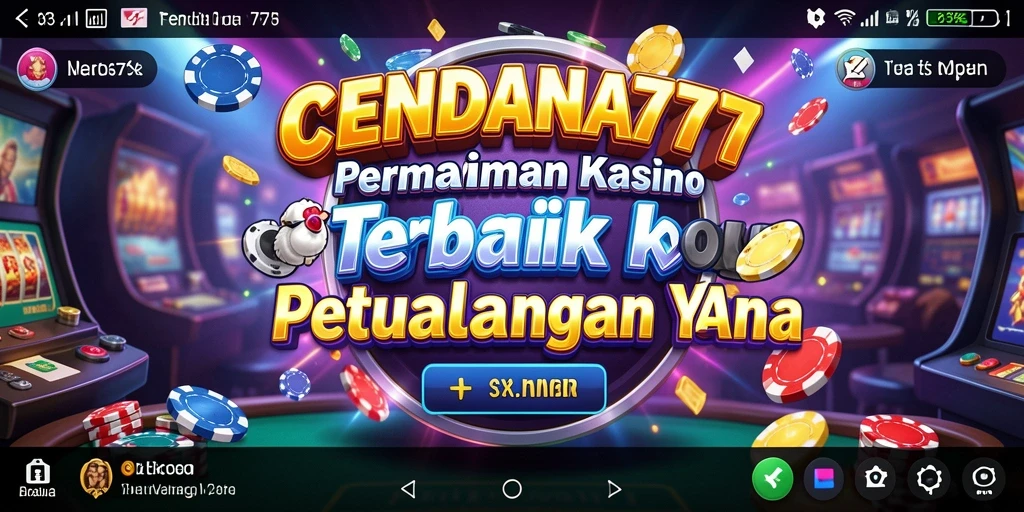 Screenshot menampilkan permainan kasino yang menarik dan interaktif.