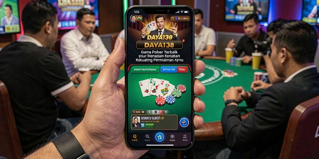 Gameplay Poker yang menarik dan seru di DAYA138.