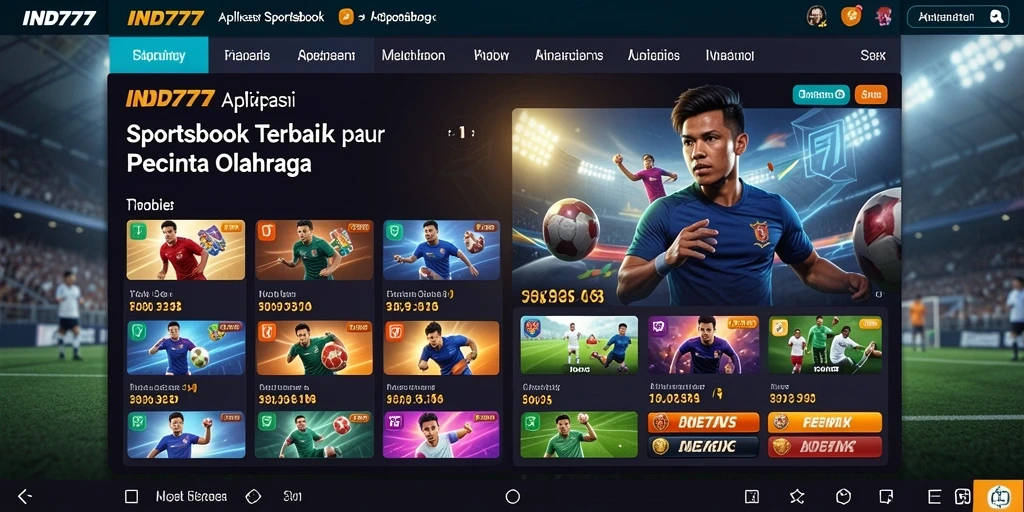 Tampilan menarik dari gameplay Sportsbook IND777 dengan berbagai pilihan taruhan.