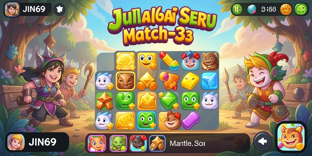 Tangkap momen seru dari gameplay JIN69 yang penuh warna.