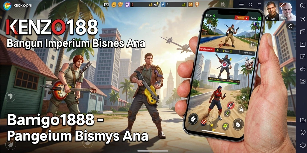 Screenshot KENZO188 menampilkan gameplay Tycoon yang seru.