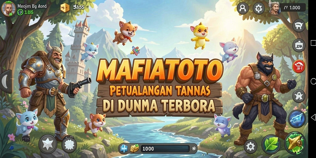 Tampilan gameplay MAFIATOTO dalam dunia terbuka yang menakjubkan.
