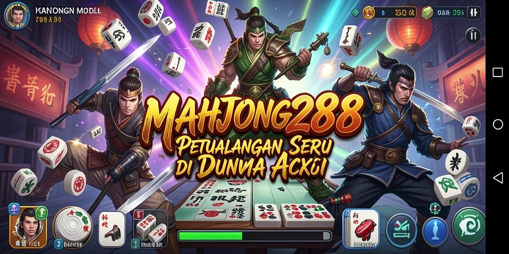 Screenshot gameplay <strong>MAHJONG288</strong> menampilkan aksi yang seru dan mendebarkan.