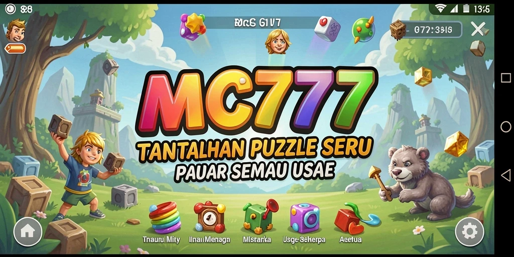 Tampilan gameplay MC777 yang menarik dan penuh tantangan puzzle.