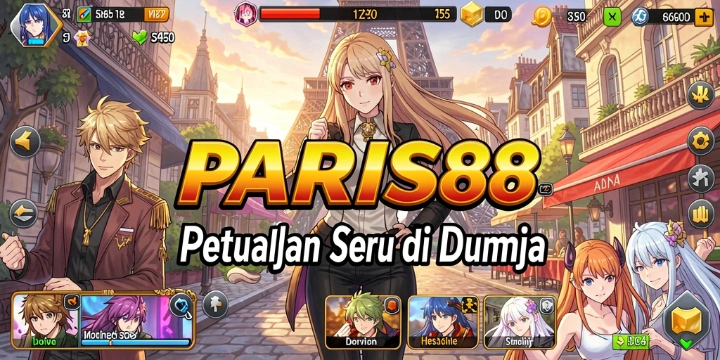 Gameplay menarik dengan karakter anime yang beragam.