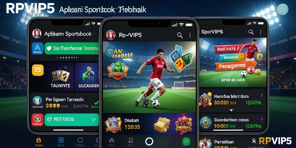 Tampilan gameplay RPVIP5 dengan berbagai opsi taruhan olahraga.